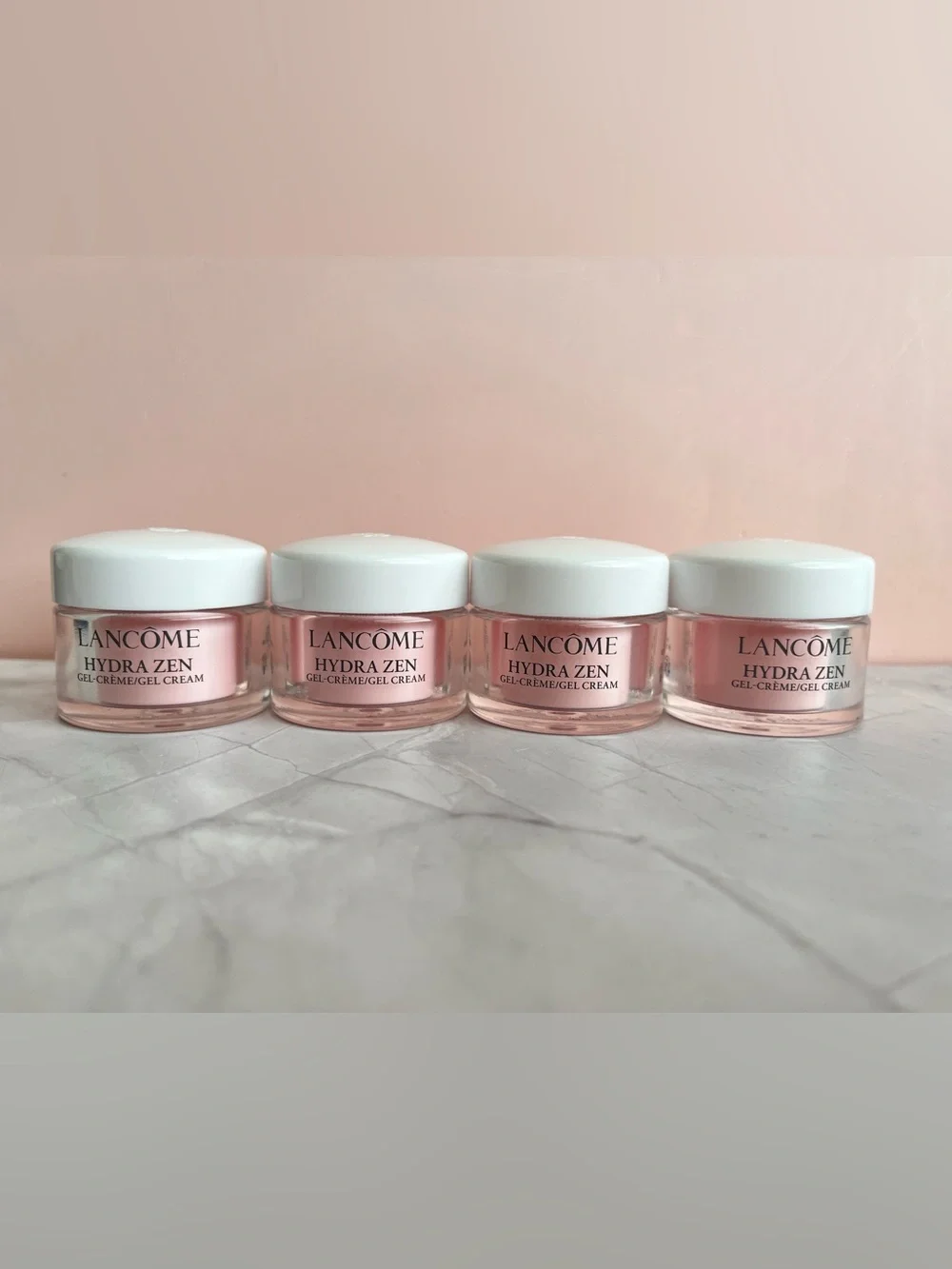 4 PCS Lancome HYDRA ZEN GEL CREAM Hydrating & Soothing 15ml*4=60 mL, $70 value